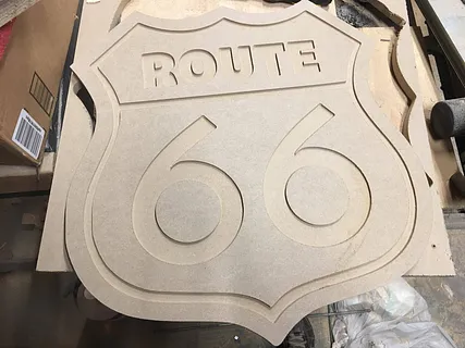 Route 66 Sign 24" x 24"