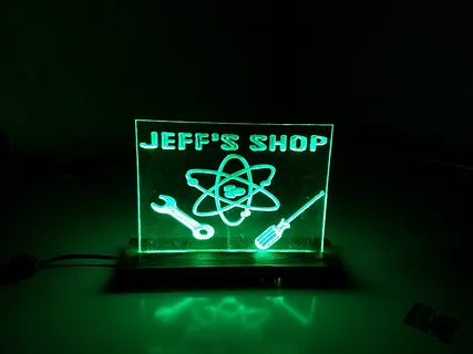 Acrylic LED sign