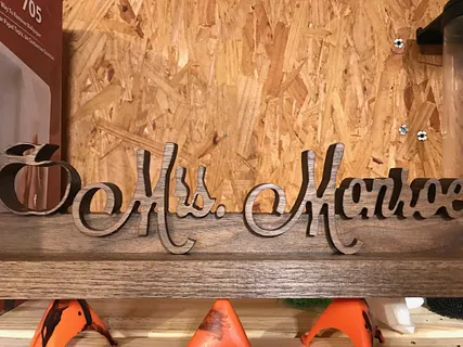 Teacher Desktop Name Plate