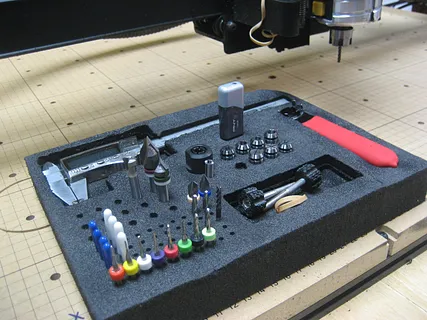 CNC Bit Storage w/extras