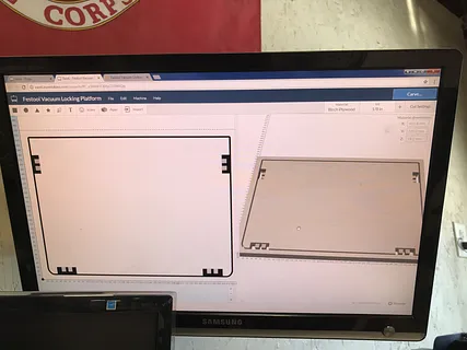 Festool Vacuum Locking Platform