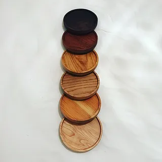 Hardwood Stacking Coasters