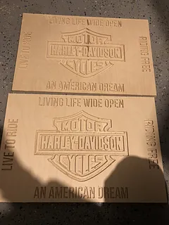 Remake of Harley-Davidson sign