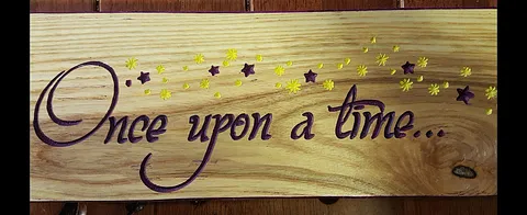 Once upon a time sign