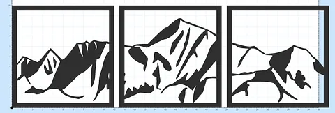 Mountains Wall Art Frames Mountain