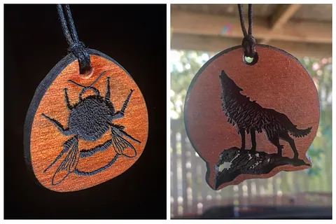 Fury Bee And Wolf Necklace/Hangers