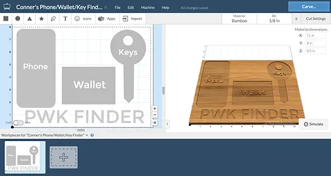 Conner's Phone Wallet Key Finder