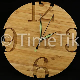 Bamboo clock