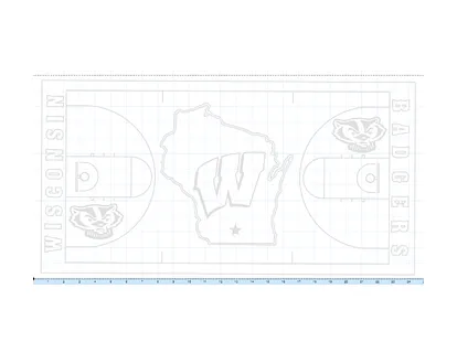 Custom Basketball Court Sign