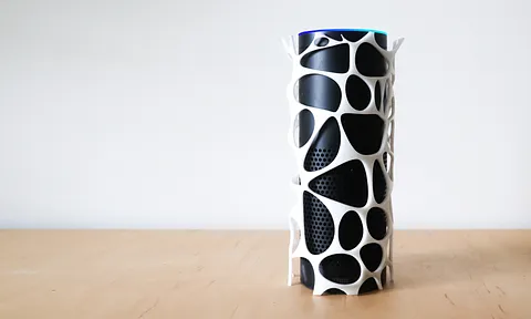 Amazon Alexa Voronoi Sculpture