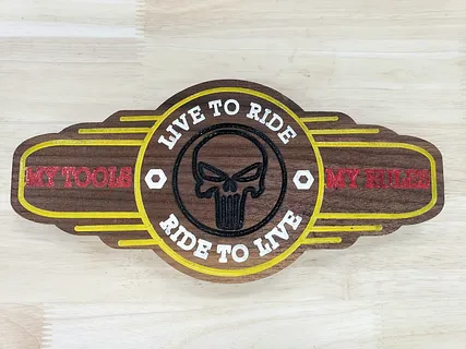 Punisher Garage Sign