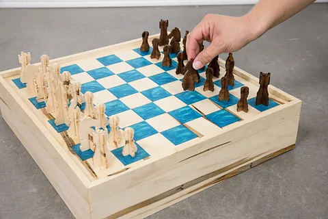 DIY Chess and Checkers Board