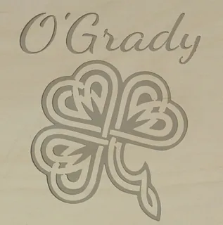 Celtic Clover W/ Name