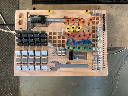 Remake of "CNC Clamp and Tool storage"