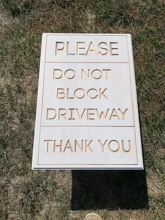 Driveway Sign