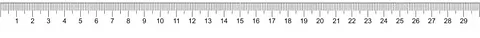 30 cm ruler