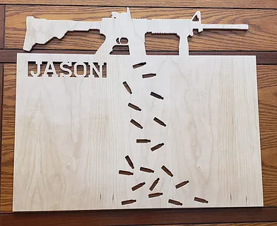 AR15 Wall plaque