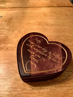 Heart Lids from scraps