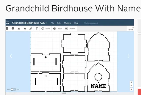 Grandchild Birdhouse With Name