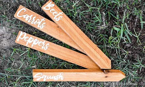 Acrylic Inlay Garden Markers