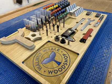 Tool Tray with Logo Inlay