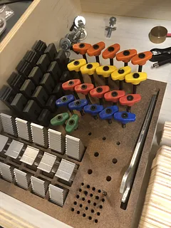 Remake of "CNC Clamp and Tool storage"