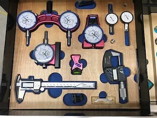 Mini Machine Shop Tool Organization