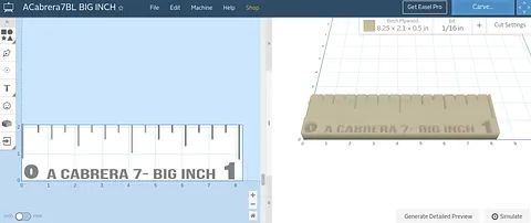ACabrera7BL    BIG INCH