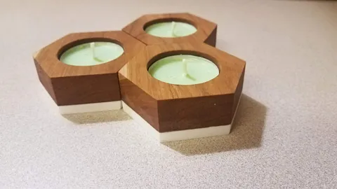 Honeycomb Tealight Candle Holders