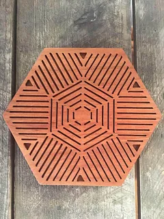 Geometric Snowflake Trivet
