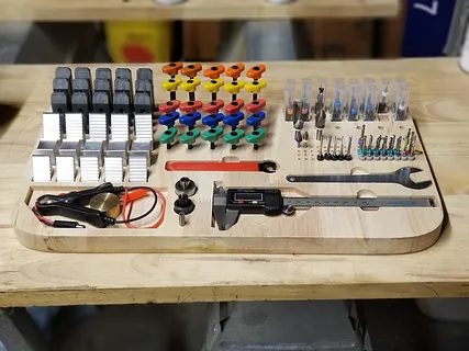 Remake of "CNC Clamp and Tool storage"