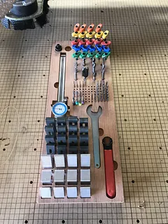 Remake of "CNC Clamp and Tool storage"