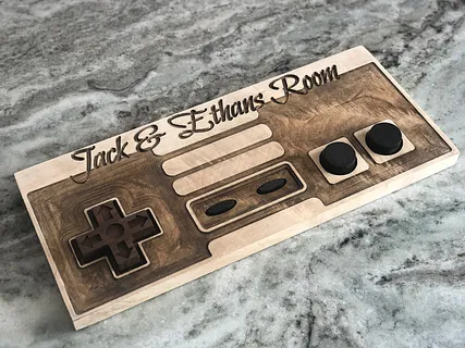 Retro Controller Sign