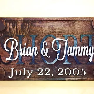 Anniversary plaque for my Wife 