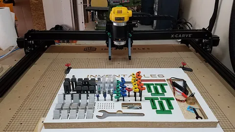 CNC Tool and clamp storage with T-Clamps