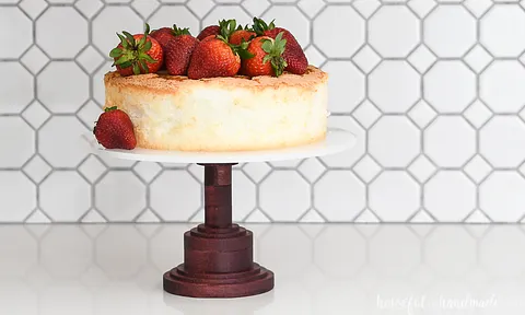 Wood and Acrylic Cake Stand