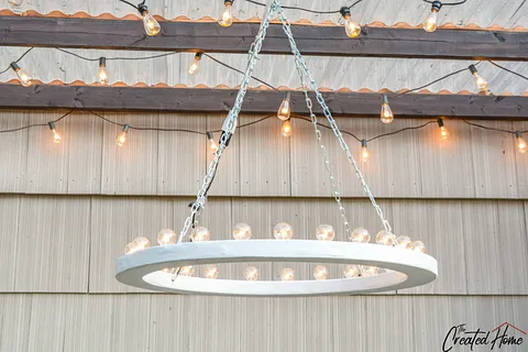 DIY Outdoor Chandelier