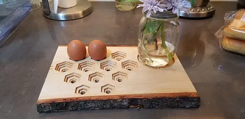 Live Edge Egg Tray