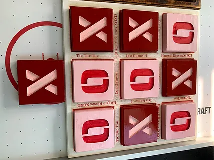 Tic Tac Toe 13" Base