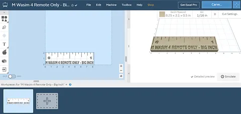 M Wasim 4 Remote Only - Big Inch