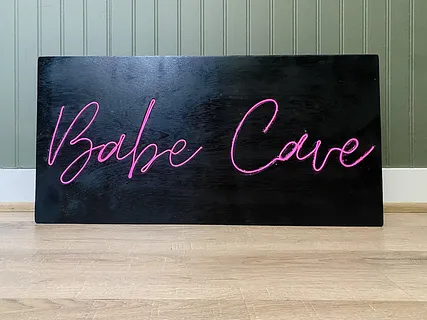 Babe Cave Neon Sign