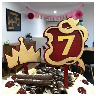 Descendants Cake Topper