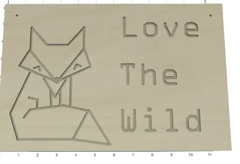 1st creation (fox, love the wild)
