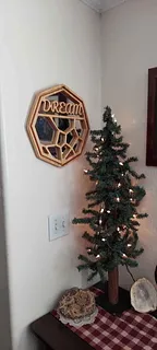 Octogon mirror frame