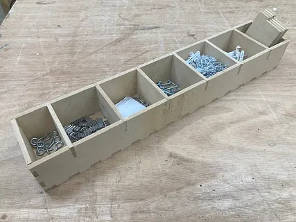 Parts Holder with Removeable Dividers