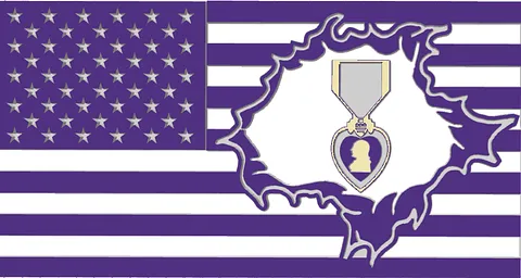 1Piece Purple Heart