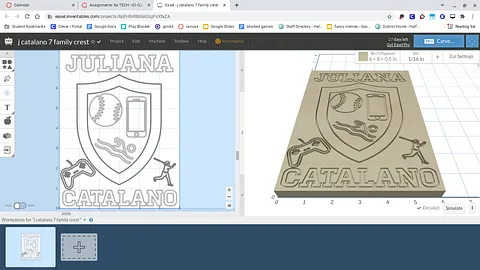 j catalano 7 family crest 