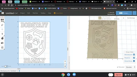 A Dobstaff 3 family crest