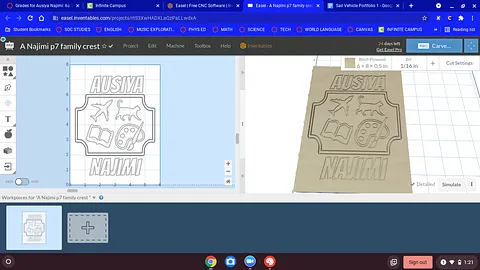 A Najimi p7 family crest 