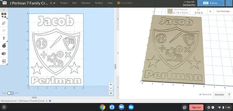 J Perlman 7 Family Crest